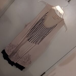 Elegant Beige Sleeveless Top